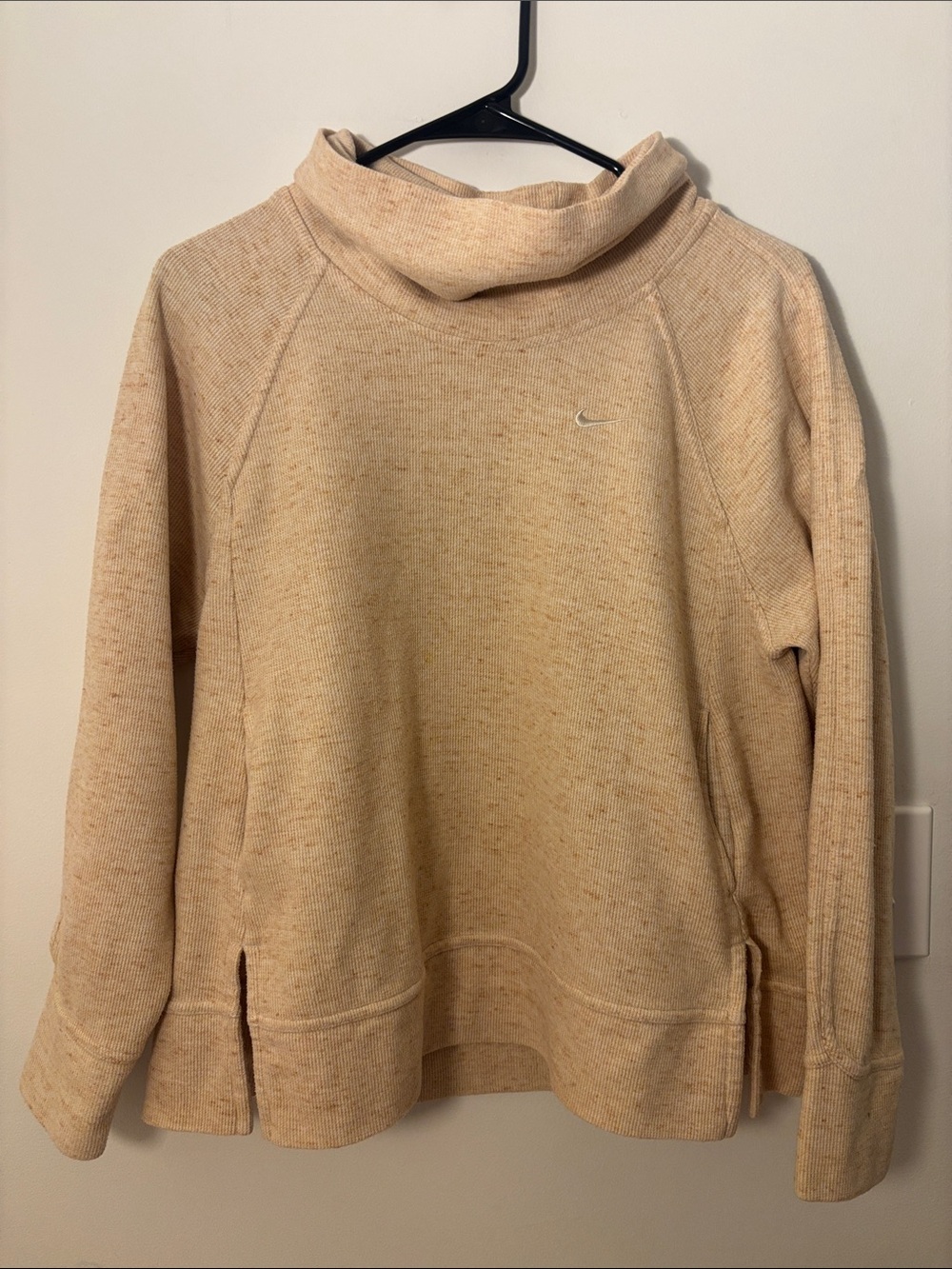 Nike Women’s Beige Cowl Neck Sweater